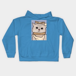 Cat an idiot sandwich Kids Hoodie